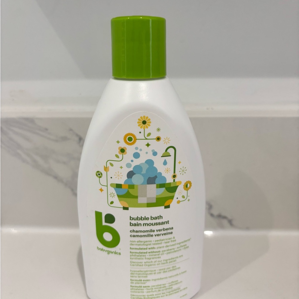 Babyganics Bubble Bath Chamomile Verbena 9 fl. oz.